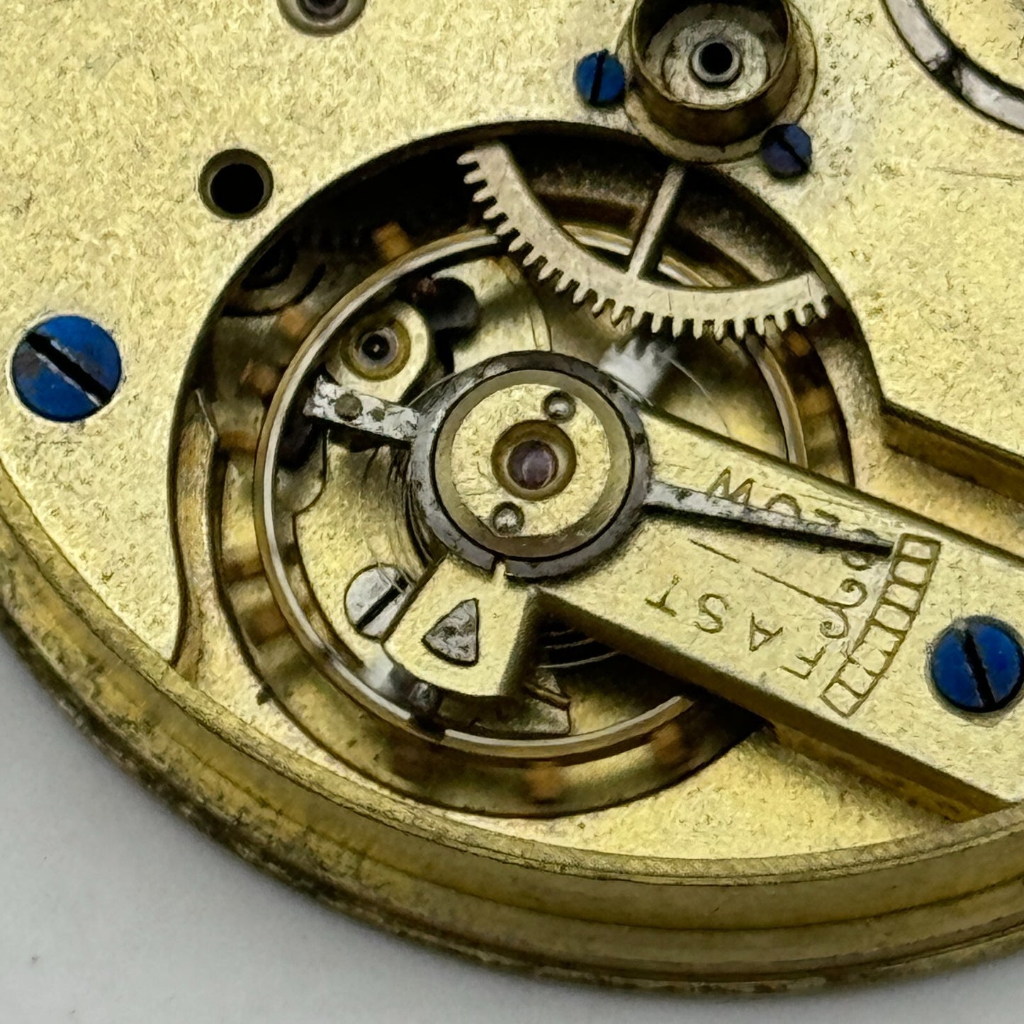 45.3mm Antique Dimier Freres & Cie D F & C Key Wound Pocket Watch Movement PARTS