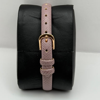 Ladies Pierre Cardin Watch Working New Battery Pink Strap Quartz 28mm