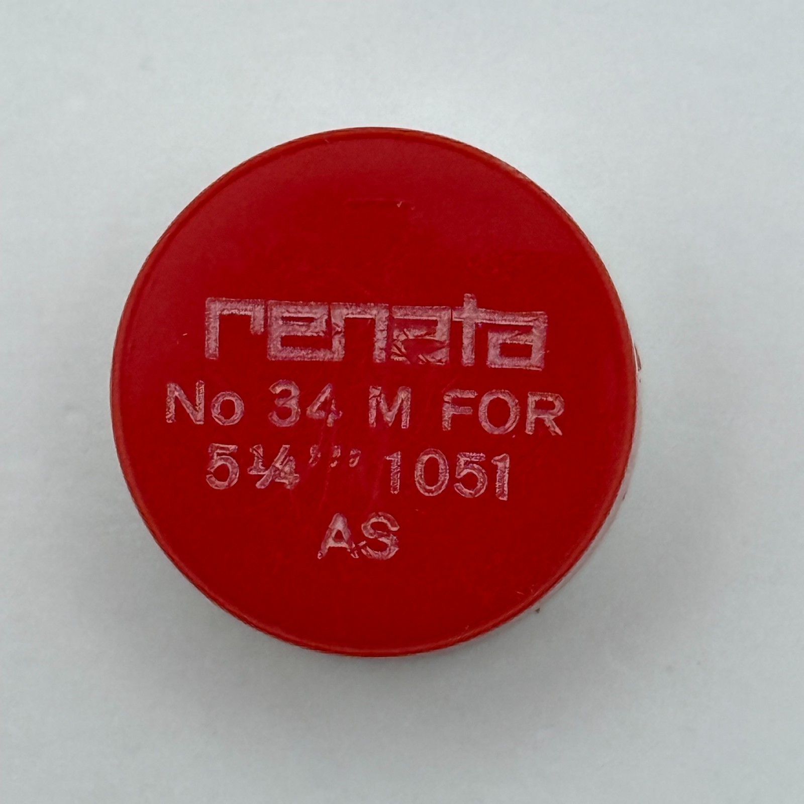 AS 1501 Balance Wheel Complete And Spring 5 1/4''' 34 M Watch Movement Parts NOS