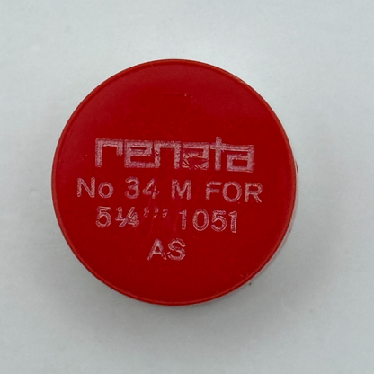 AS 1501 Balance Wheel Complete And Spring 5 1/4''' 34 M Watch Movement Parts NOS