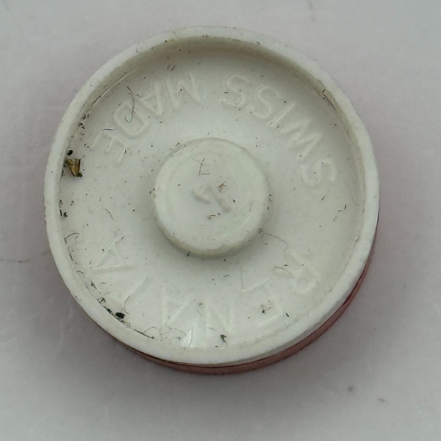 Felsa 4000 4010 Balance Wheel Complete And Spring 1435 M Watch Movement Parts 