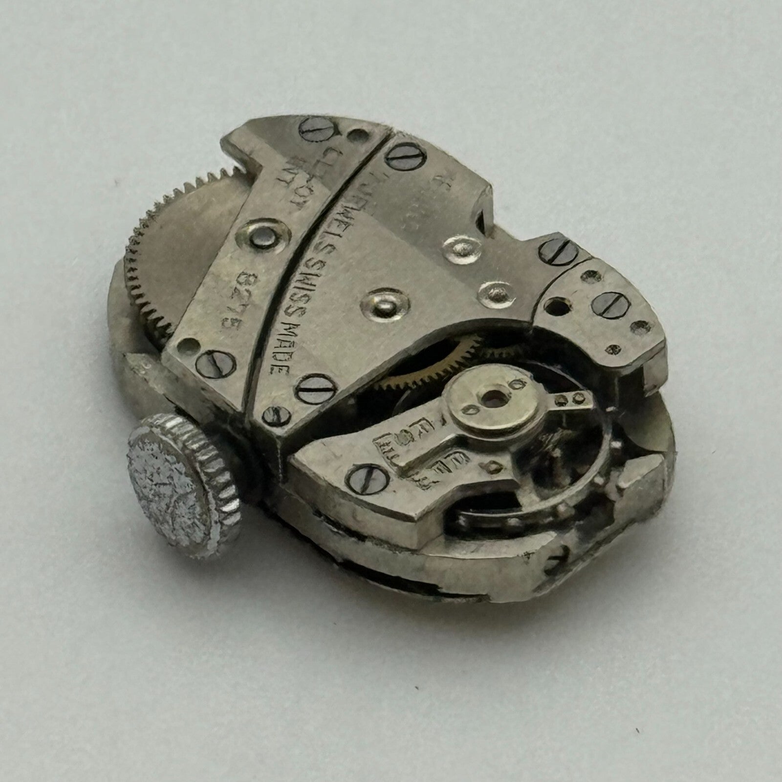 12.8mm Balance Ok Medana 8275 Manual Wind 7 Jewel Swiss Watch Movement PARTS