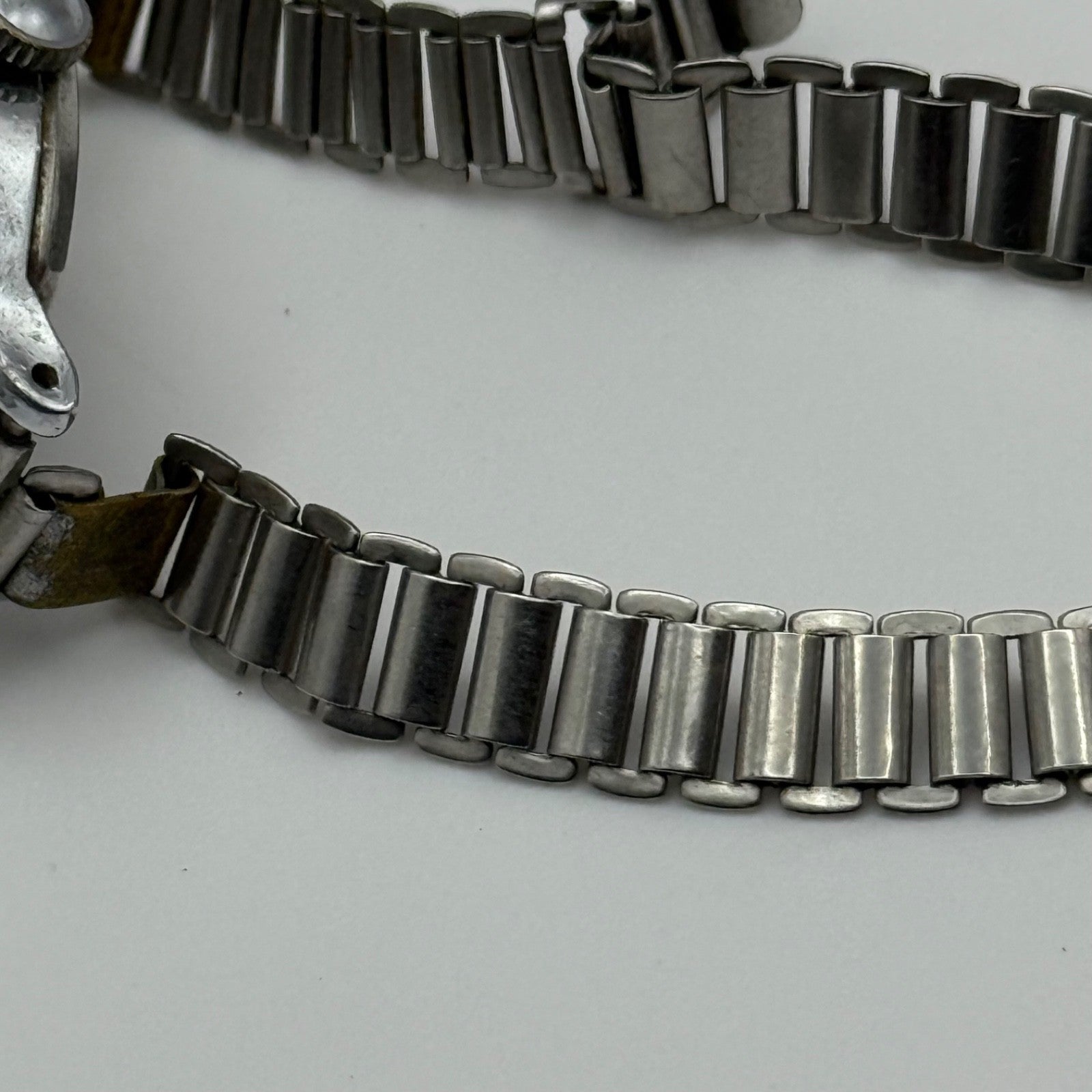 23mm Vintage Timex Cinderella Bonklip Bracelet Manual Wind Watch PARTS / REPAIR