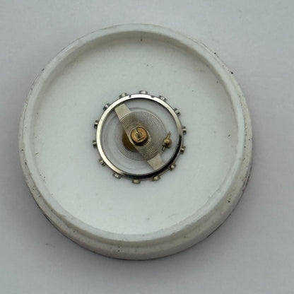 Lanco 576 Balance Wheel Complete And Spring  5’’’ PL Watch Movement Parts NOS