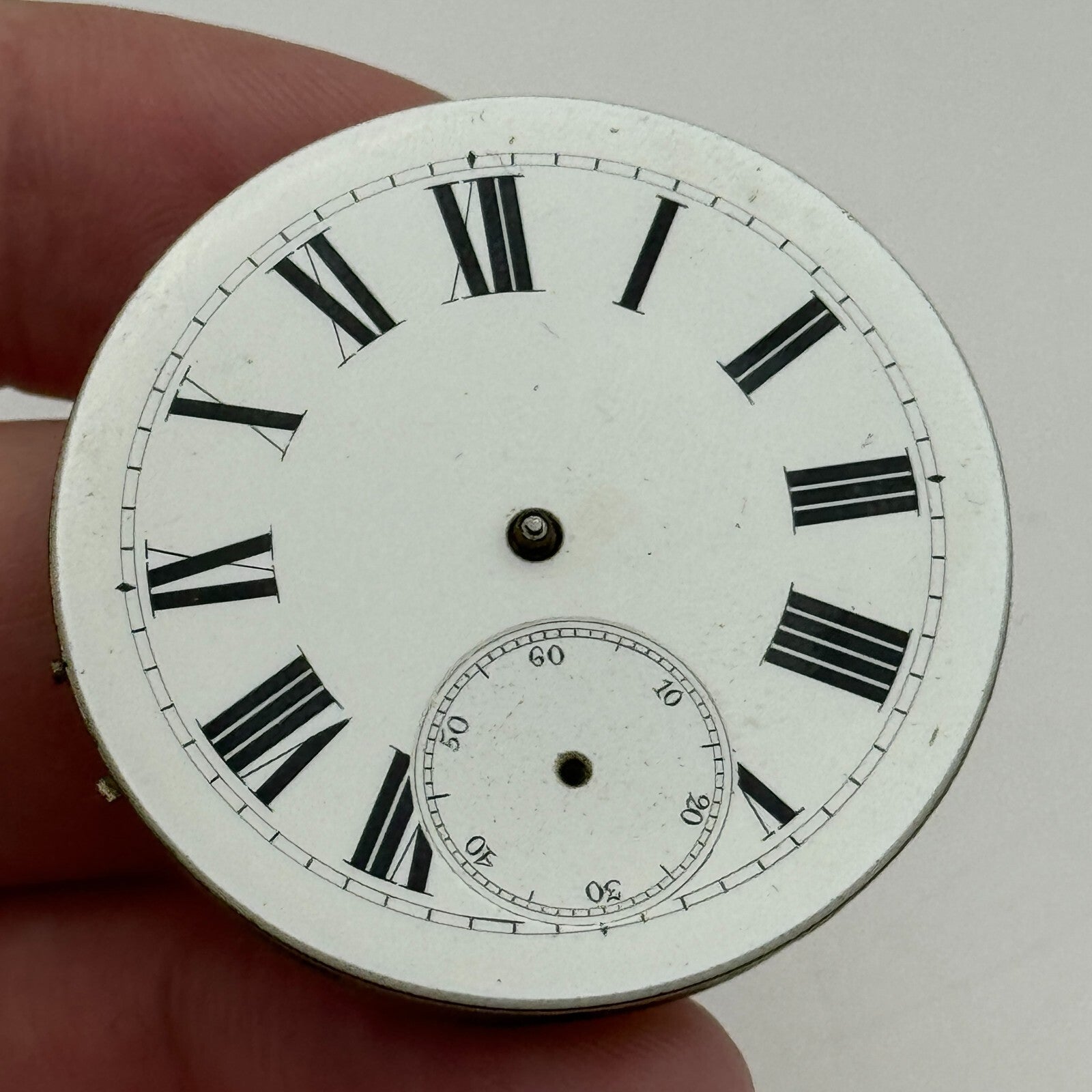 40.7mm Antique Unidentified Interesting Key Wound Pocket Watch Movement PARTS