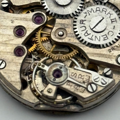 Centaur Mark II Watch Movement Running Manual Wind Vintage Parts Repair 23.6mm