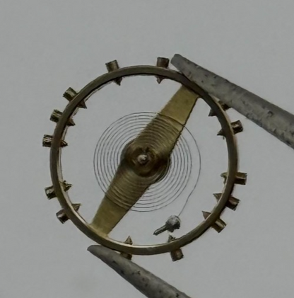 AS 1240 Balance Wheel Complete And Spring 8 3/4''' 49 M Watch Movement Parts NOS