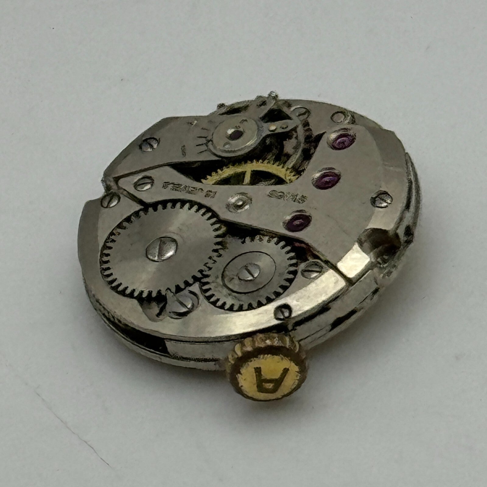 17.5mm Ladies Avia Felsa F 4023 Manual Wind Watch Movement Swiss Vintage PARTS