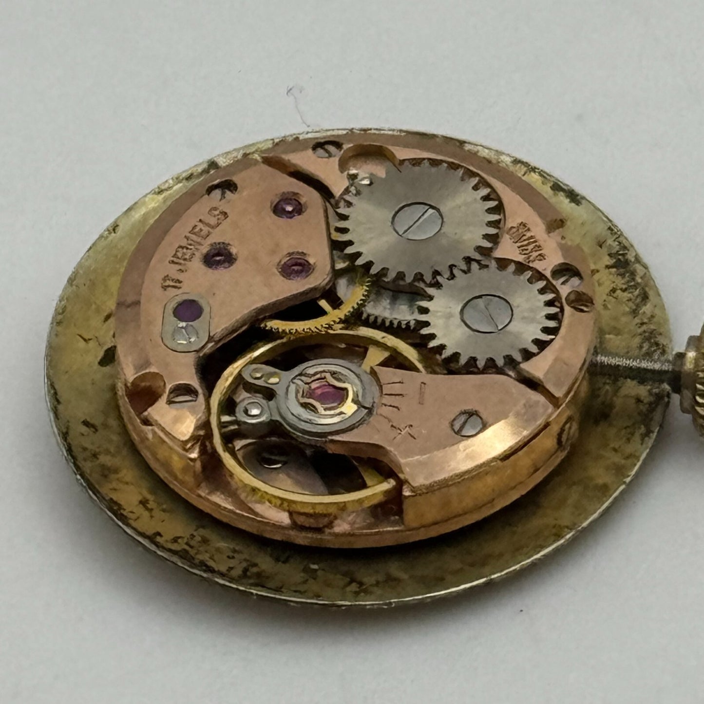 19.7mm Running Waltham ETA 2412 Ladies Manual Wind Swiss Watch Movement PARTS