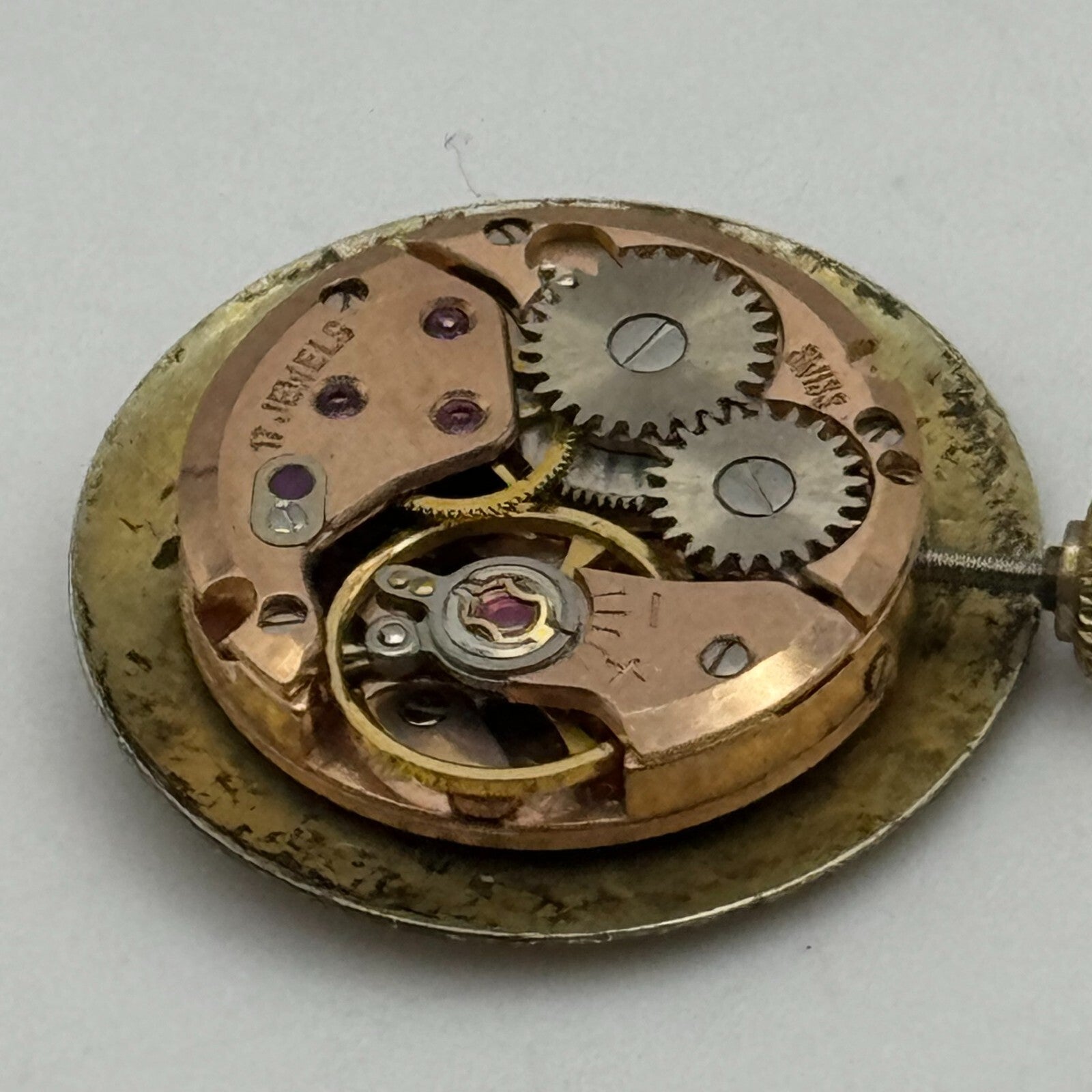 19.7mm Running Waltham ETA 2412 Ladies Manual Wind Swiss Watch Movement PARTS