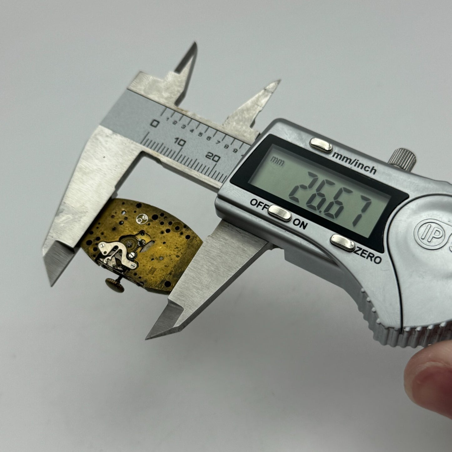 19mm Peseux P Rotary Maximus 15 Jewels Tank Manual Wind Watch Movement PARTS