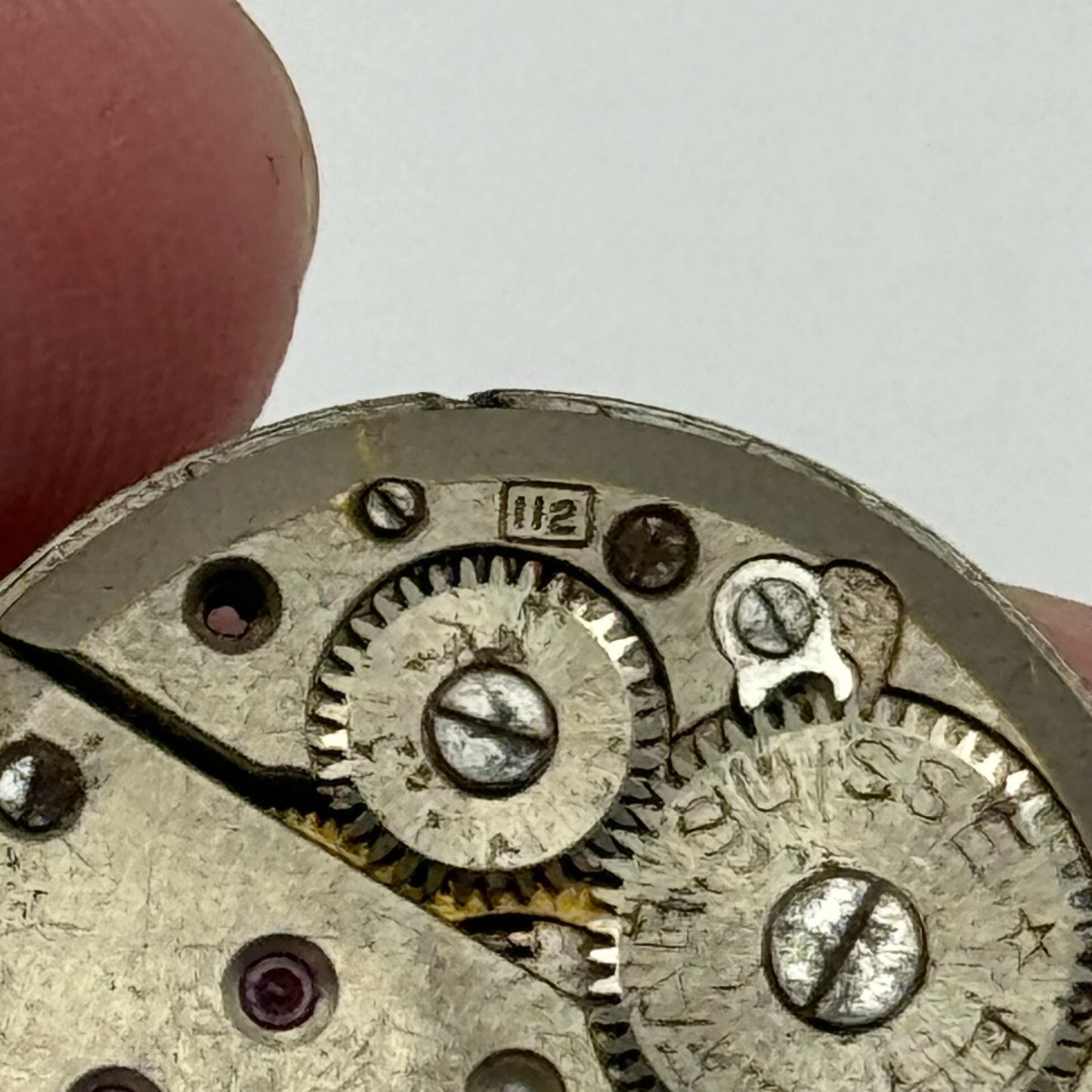 23.6mm Ebel Fab Suisse Cal 118 Manual Wind Swiss Watch Movement Vintage PARTS