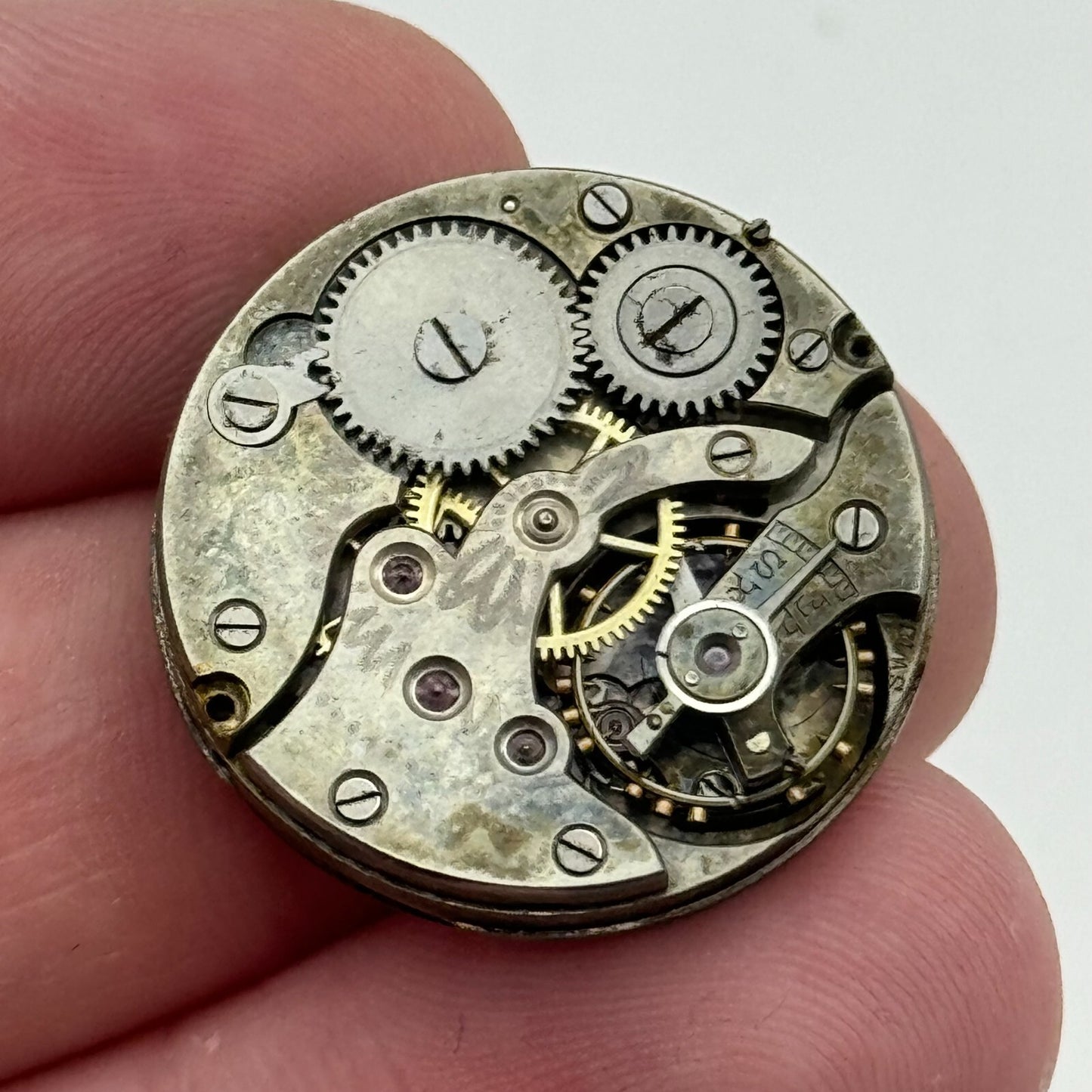 25mm Unidentified Balance Ok Quality Trench Watch Movement Manual Wind PARTS