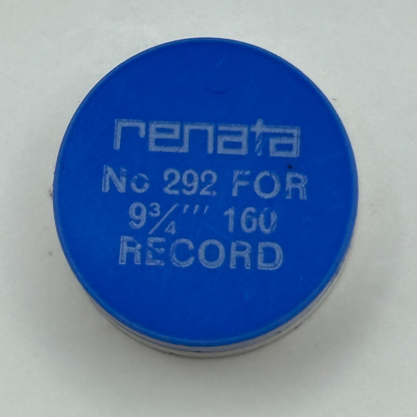 Record 160 Balance Wheel Complete And Spring 9 3/4''' 292 Watch Movement Parts 