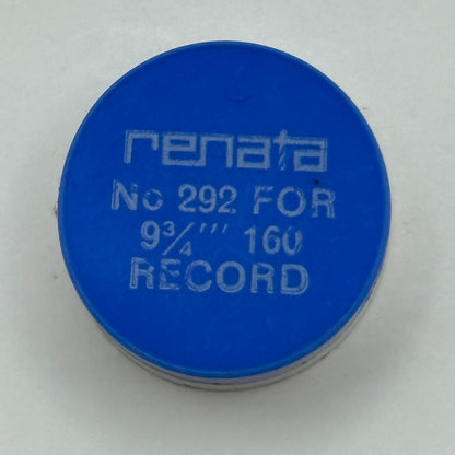 Record 160 Balance Wheel Complete And Spring 9 3/4''' 292 Watch Movement Parts 