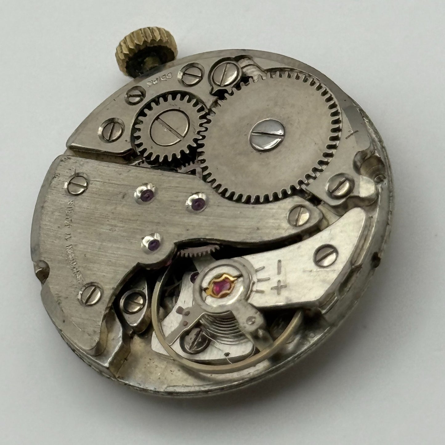 FHF ST 96 Watch Movement Avia Manual Wind Vintage Swiss Parts Repair 25.9mm