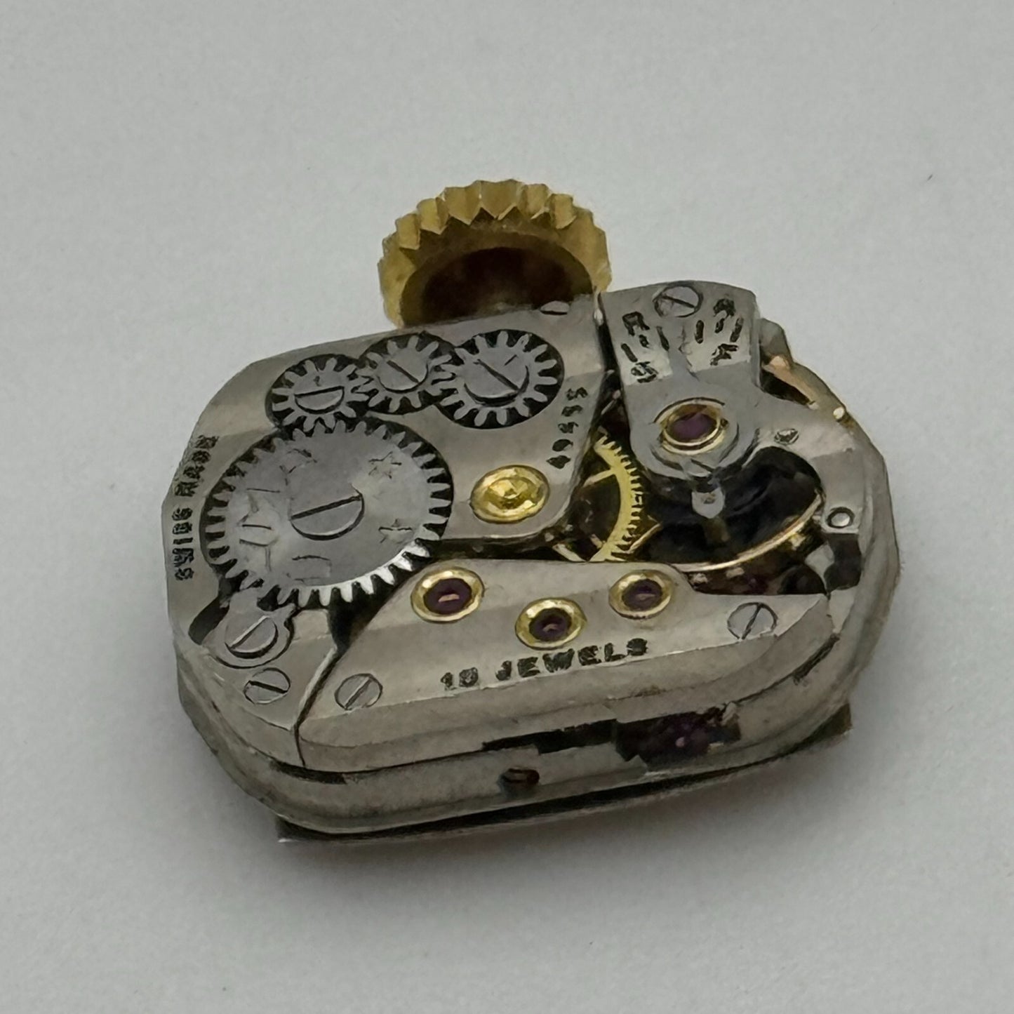 11.7mm Running Ladies Cyma 15 Jewels Manual Wind Watch Movement Dial Hands PARTS