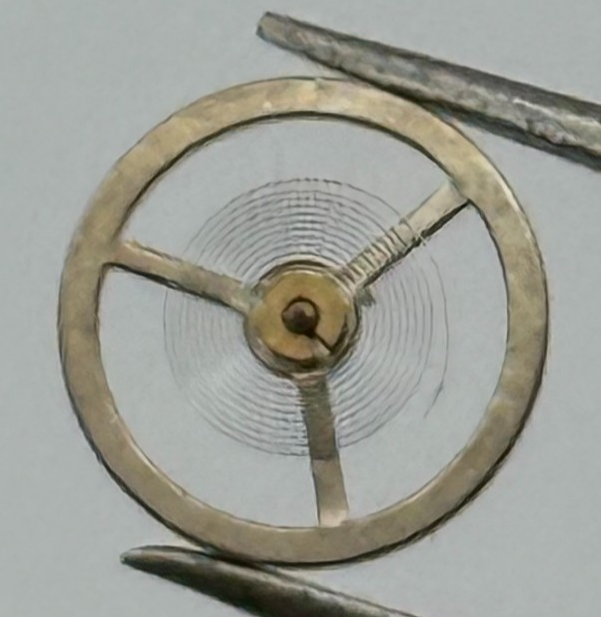 BFG 34 Balance Wheel Complete And Spring 58 Watch Movement Parts NOS