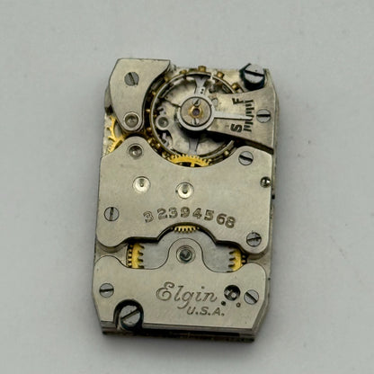 1930 Vintage 18/0s Elgin 488 Model 1 American Watch Movement PARTS REPAIR SPARES
