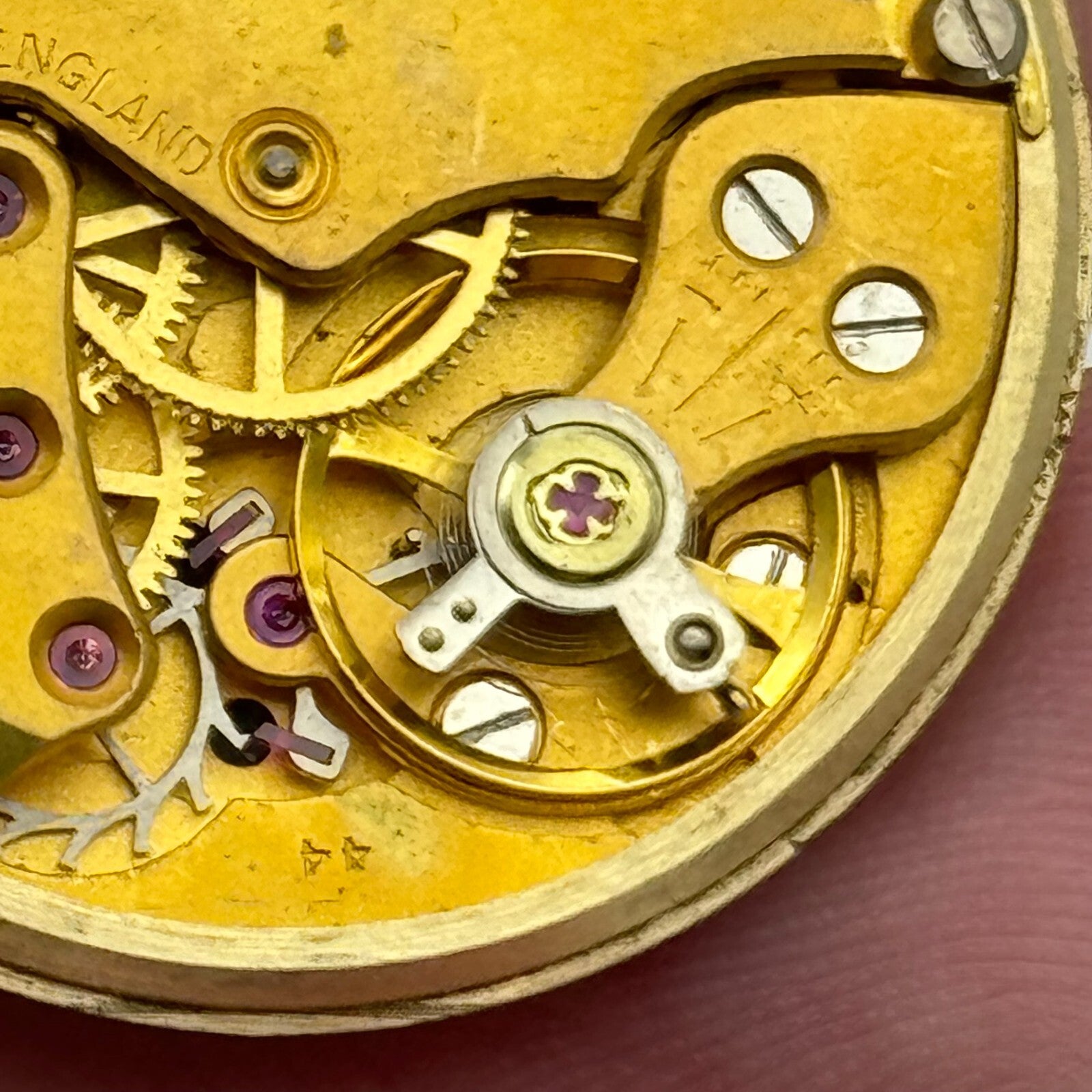 29.2mm Mens Running Smiths De Luxe Cal 44 Shockproof Swiss Watch Movement PARTS