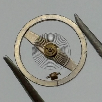 RW 75 Balance Wheel Complete And Spring 5 1/4’’’ 867 Watch Movement Parts NOS