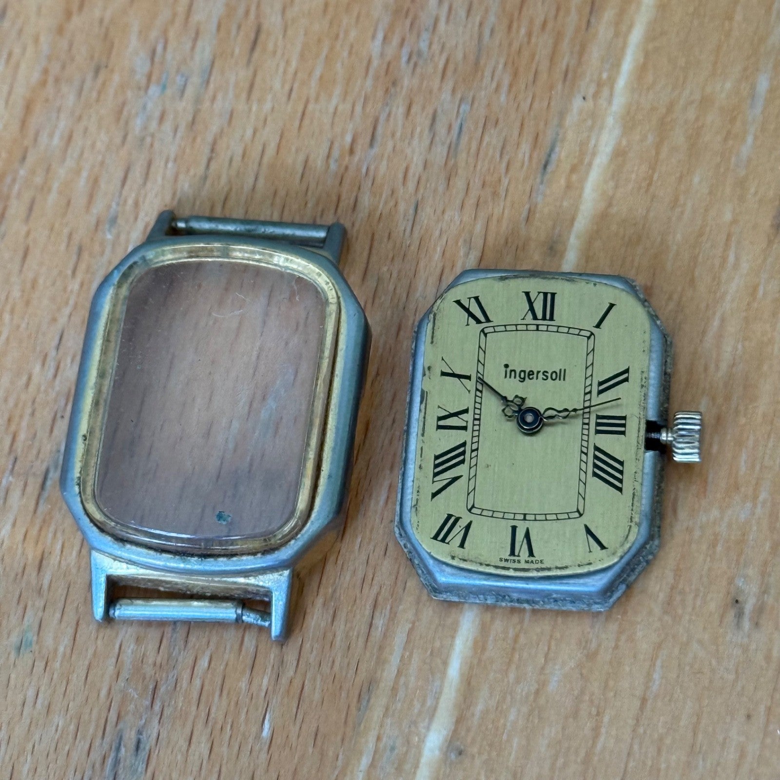 21mm Vintage Ingersoll BFG 927 Art Deco Style Swiss Manual Wind Watch FOR PARTS