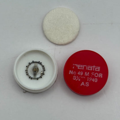 AS 1240 Balance Wheel Complete And Spring 8 3/4''' 49 M Watch Movement Parts NOS