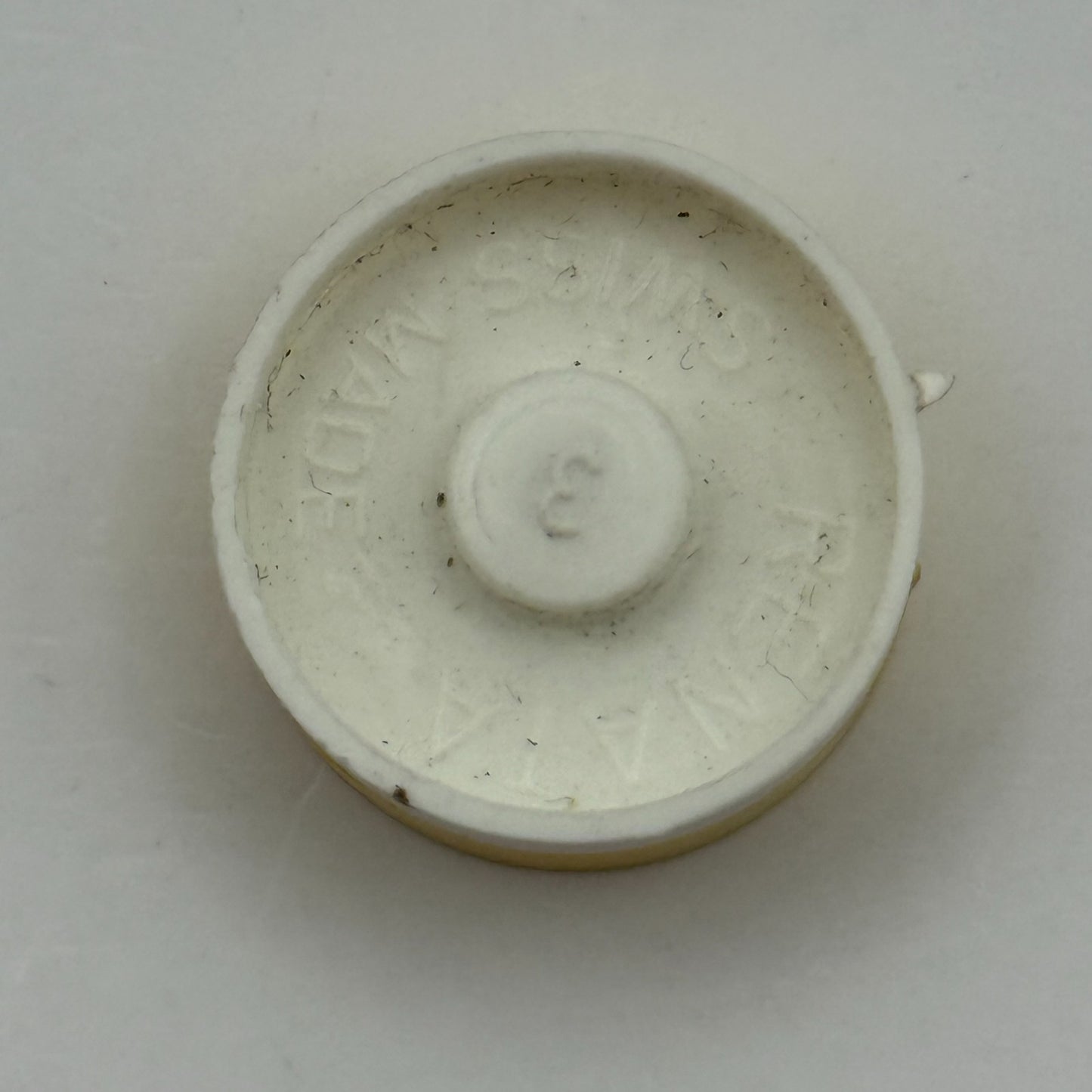 Oris 410 Balance Wheel Complete And Spring  5¼’’’ 330 M Watch Movement Parts NOS