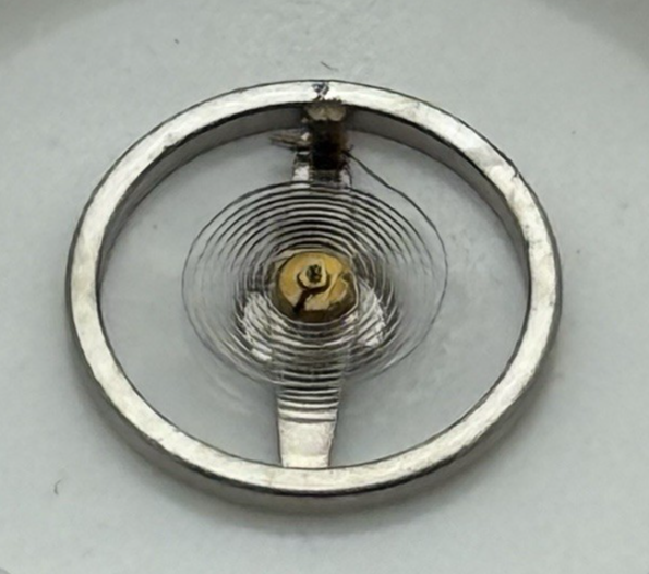 Oris 440 6 3/4 - 8''' Balance Wheel Complete And Spring Watch Movement Parts NOS