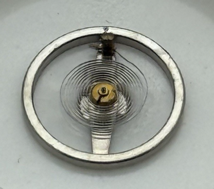 Oris 440 6 3/4 - 8''' Balance Wheel Complete And Spring Watch Movement Parts NOS