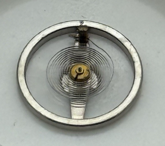 Oris 440 6 3/4 - 8''' Balance Wheel Complete And Spring Watch Movement Parts NOS