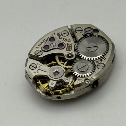 13.2mm Vintage Ladies Bulova 5AD Manual Wind Swiss Watch Movement PARTS REPAIR