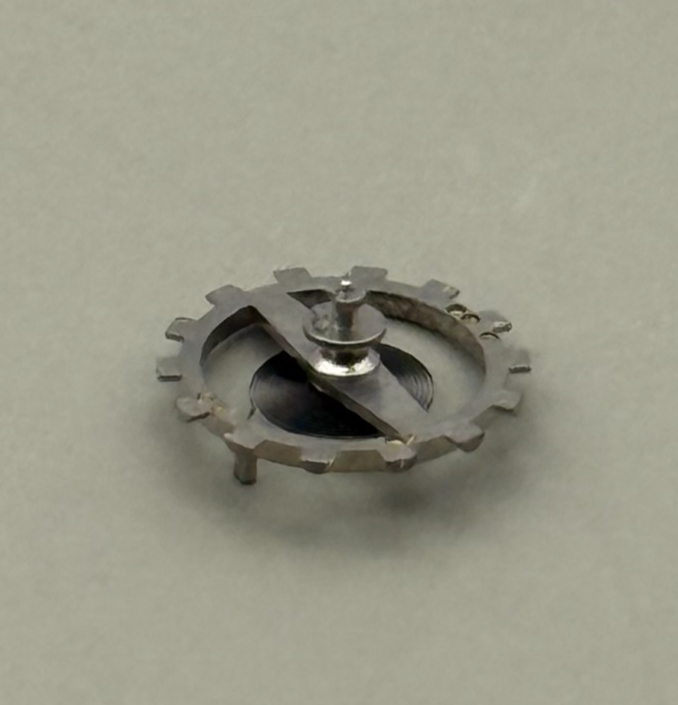 Brac 2061 Balance Wheel Complete And Spring  7¾’’’ 497 Watch Movement Parts NOS