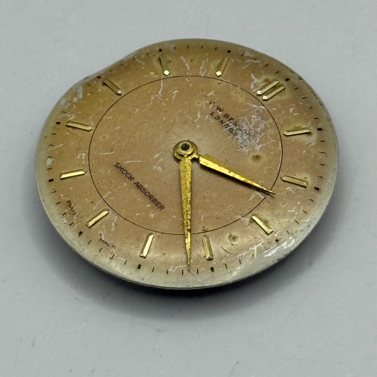 23.6mm Vintage Cyma R.459 J W Benson Manual Wind Watch Movement PARTS REPAIR