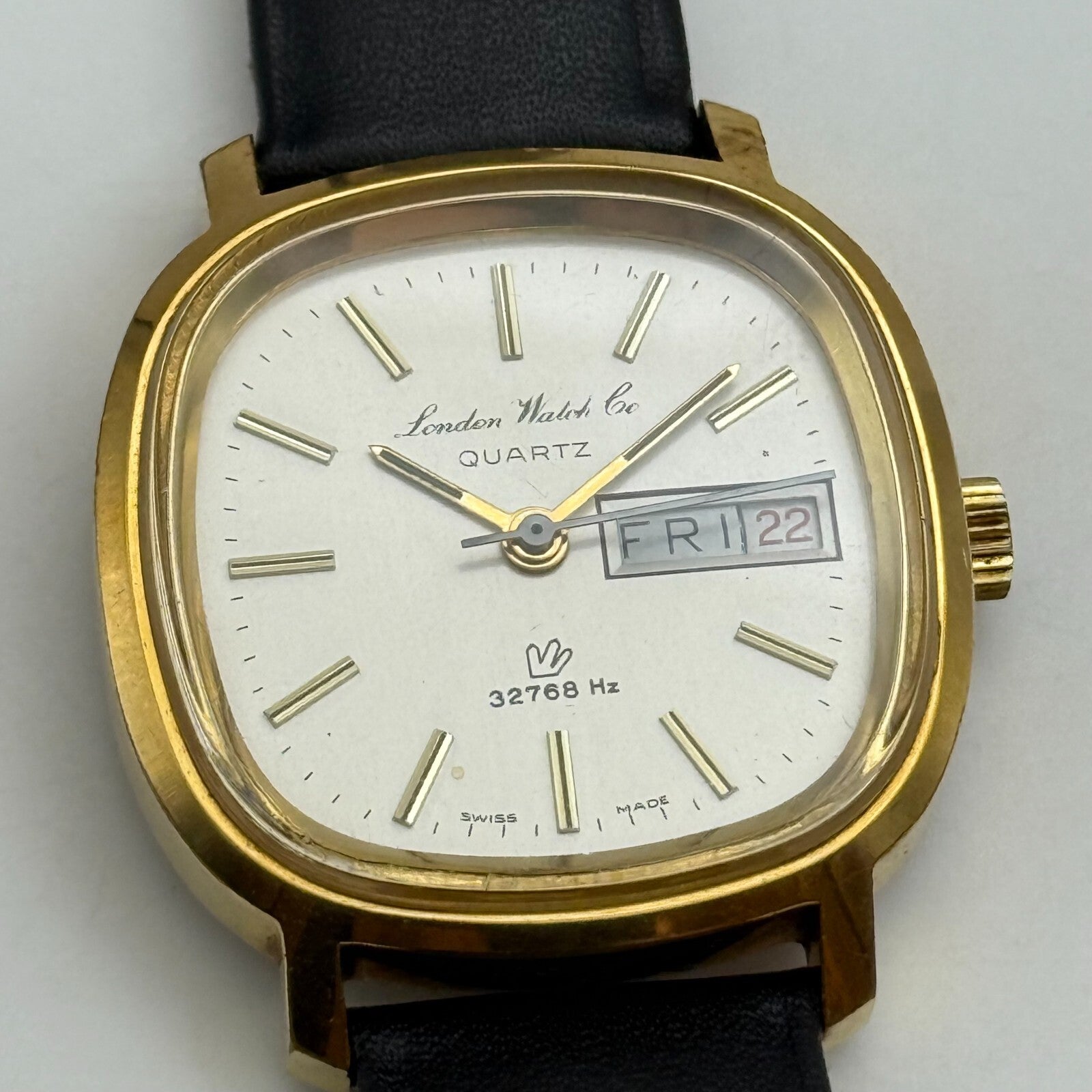 34mm London Watch Co 32768 Hz Ronda 2177 Swiss Quartz Watch Working With Issues