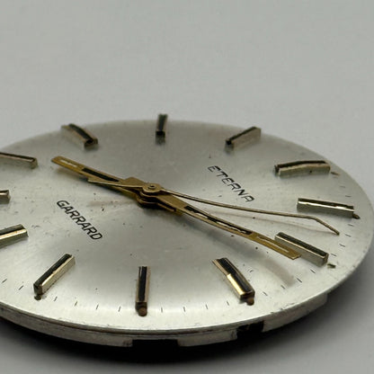 Eterna 1475K Watch Movement Garrard Manual Wind Vintage Swiss Parts 27.8mm