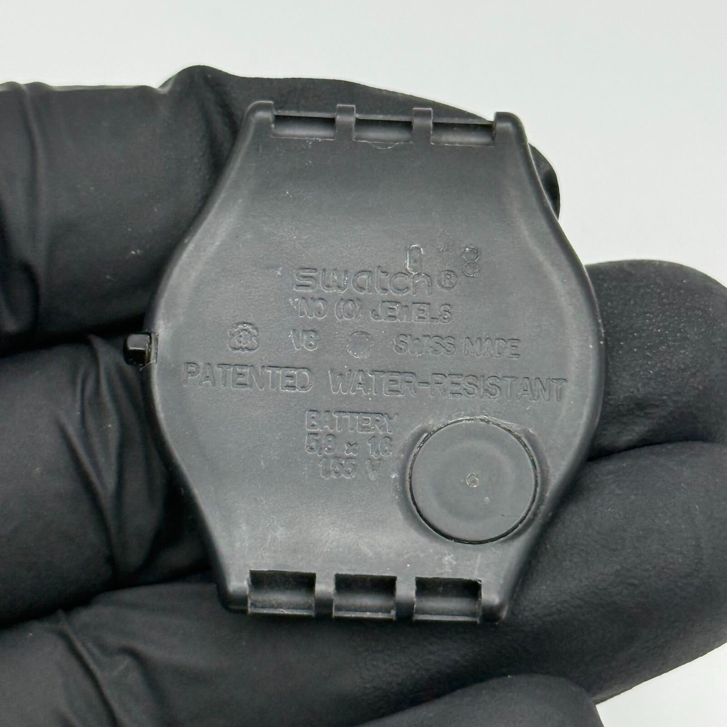 33mm Vintage 1999 Swatch SFB107G Noir De T Metal Watch UNTESTED PARTS REPAIR