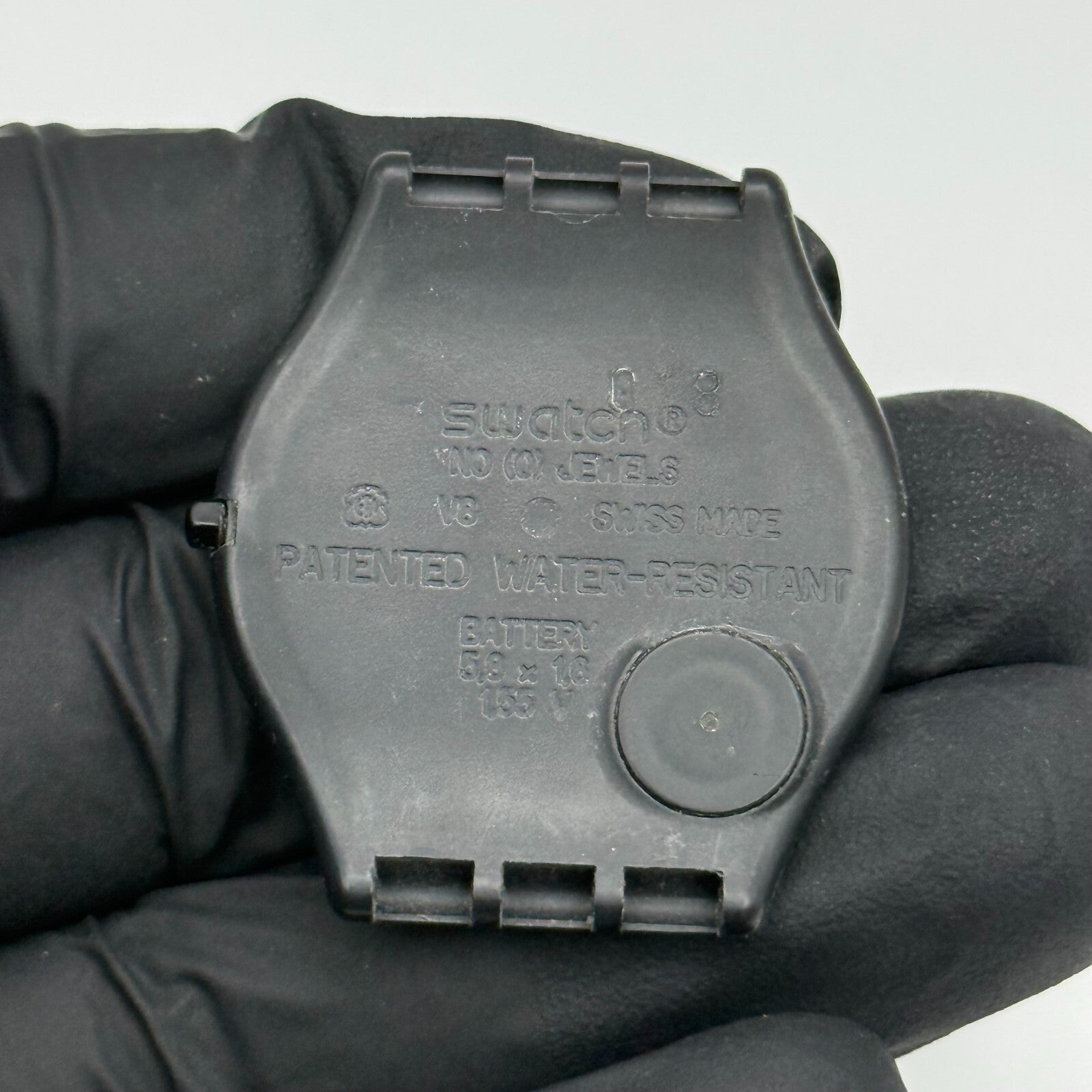 33mm Vintage 1999 Swatch SFB107G Noir De T Metal Watch UNTESTED PARTS REPAIR