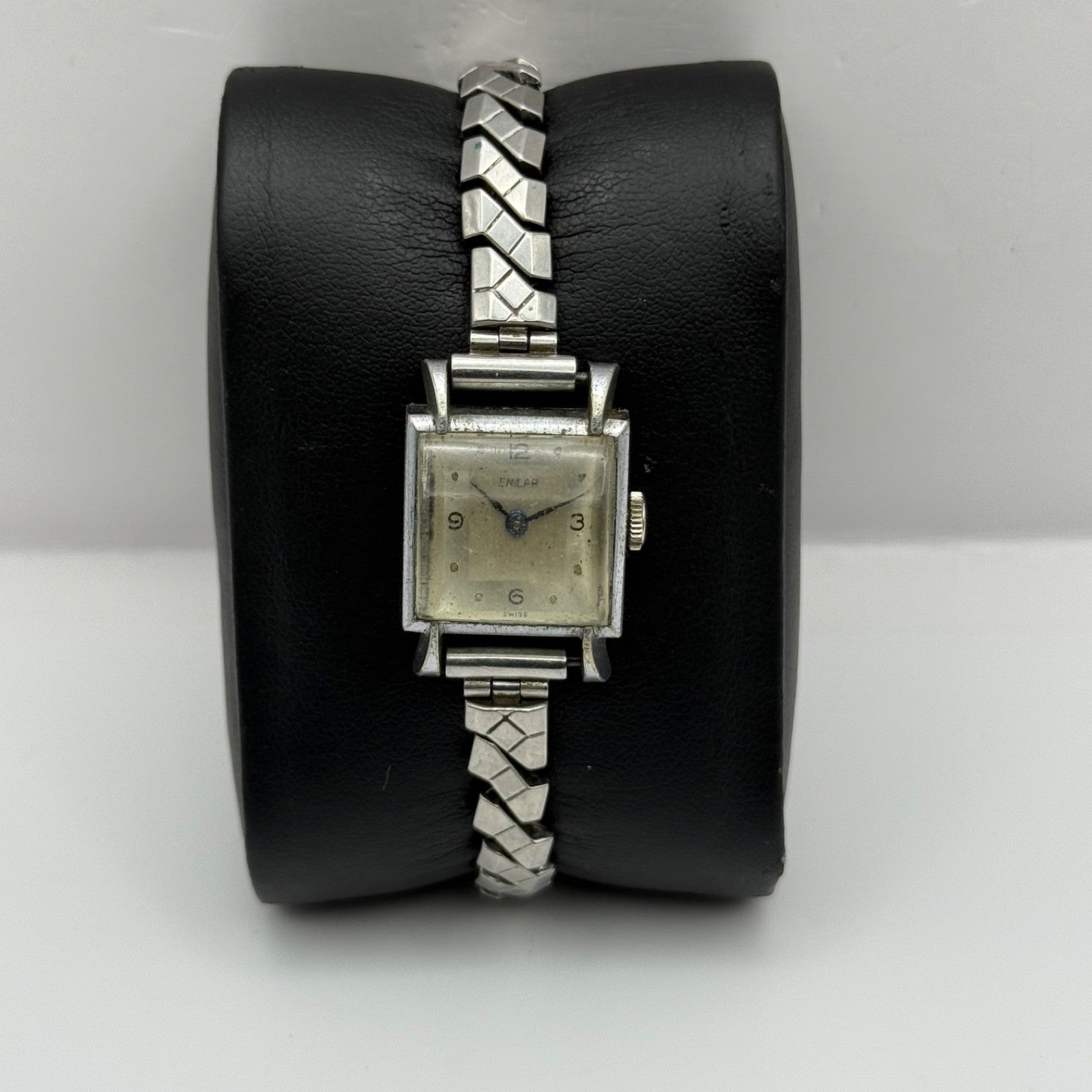17mm Running Enicar Swiss Stainless Steel Ladies Vintage Manual Wind Watch PARTS