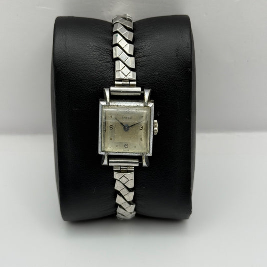 17mm Running Enicar Swiss Stainless Steel Ladies Vintage Manual Wind Watch PARTS