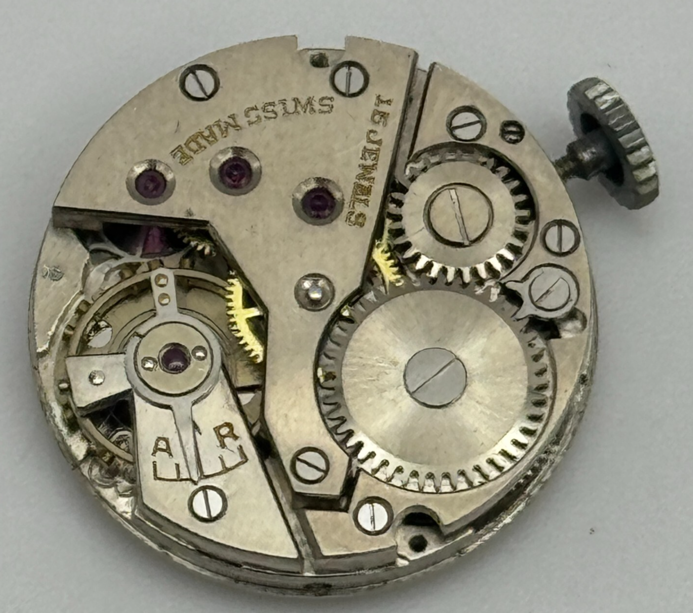 19.7mm Derby D 40 Mystery Dial Manual Wind Swiss Watch Movement PARTS SPARES