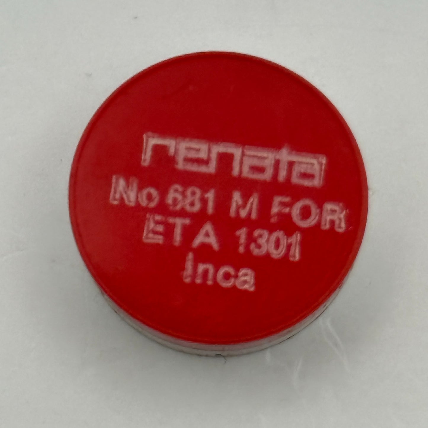 ETA 1301 Balance Wheel Complete And Spring  Inca 681 M Watch Movement Parts NOS