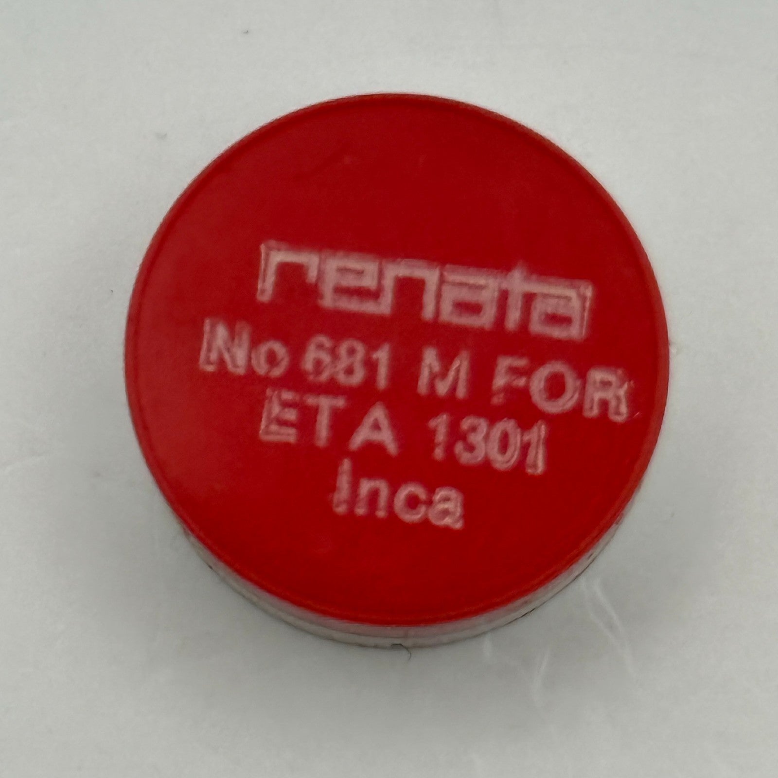 ETA 1301 Balance Wheel Complete And Spring  Inca 681 M Watch Movement Parts NOS