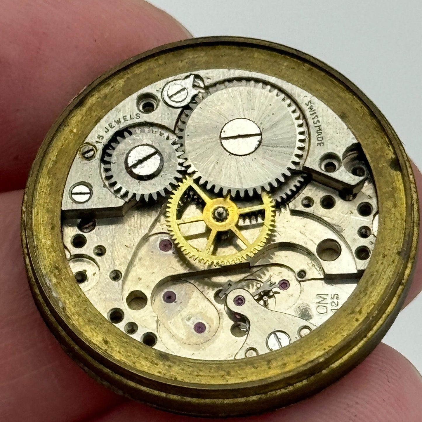 29.1mm Men's Dumont OM 125 Otto Meyer Manual Wind Swiss Watch Movement PARTS