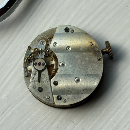 26mm Vintage Sub Seconds Good Balance Swiss Manual Wind Watch PARTS / REPAIR