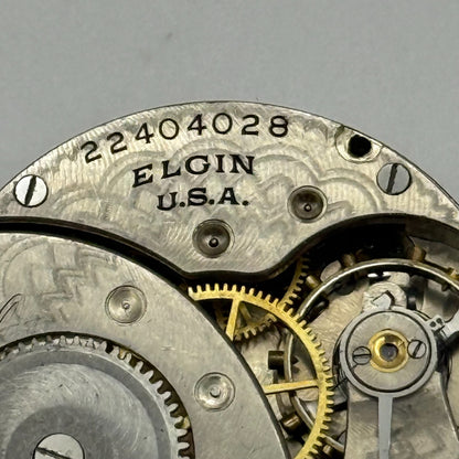 1920 Antique 3/0s Elgin 463 Model 3 American Watch Movement PARTS REPAIR SPARES