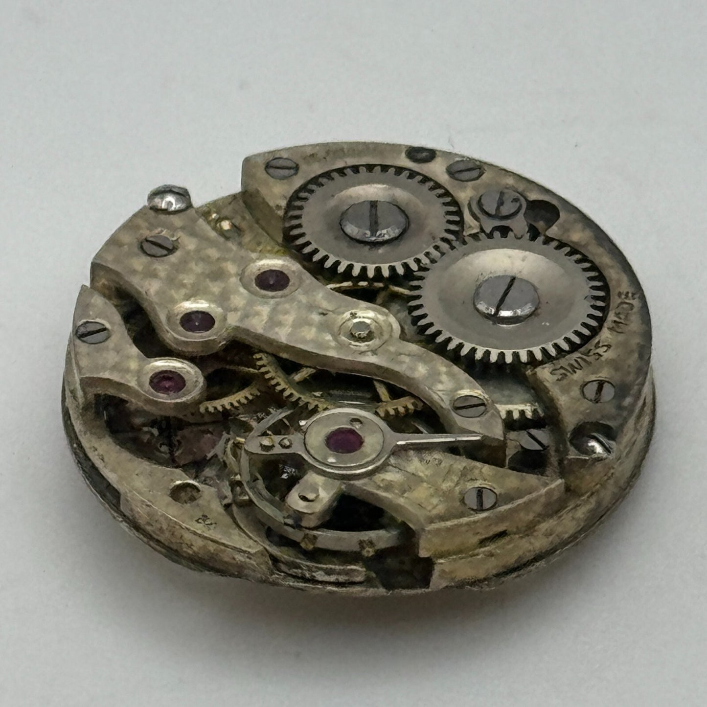 19.7mm ETA 15 Jewels Swiss Manual Wind Watch Movement Vintage PARTS SPARES