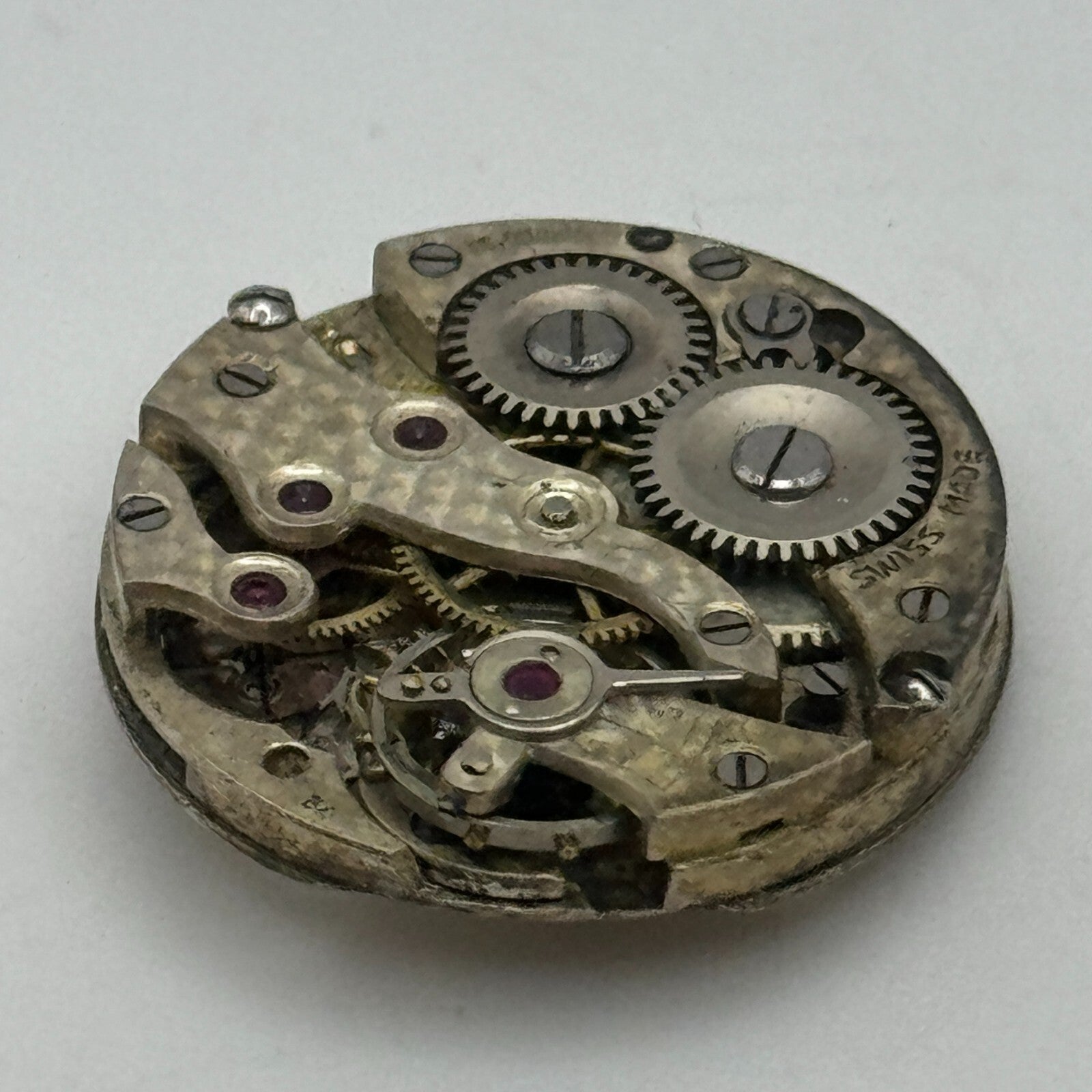 19.7mm ETA 15 Jewels Swiss Manual Wind Watch Movement Vintage PARTS SPARES