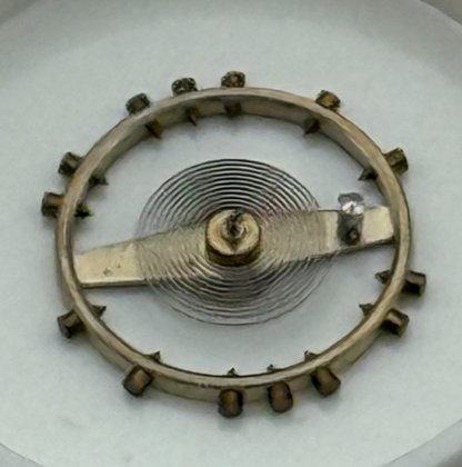 AS 415 Balance Wheel Complete And Spring 9¾’’’ 19 Watch Movement Parts NOS 