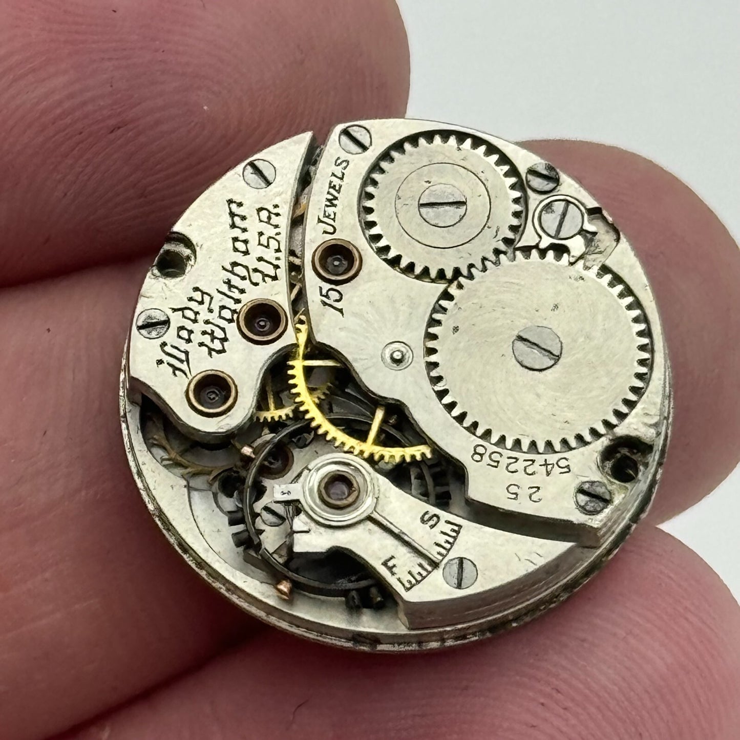 10L Antique Lady Waltham Model L-10 American USA Watch Movement PARTS SPARES